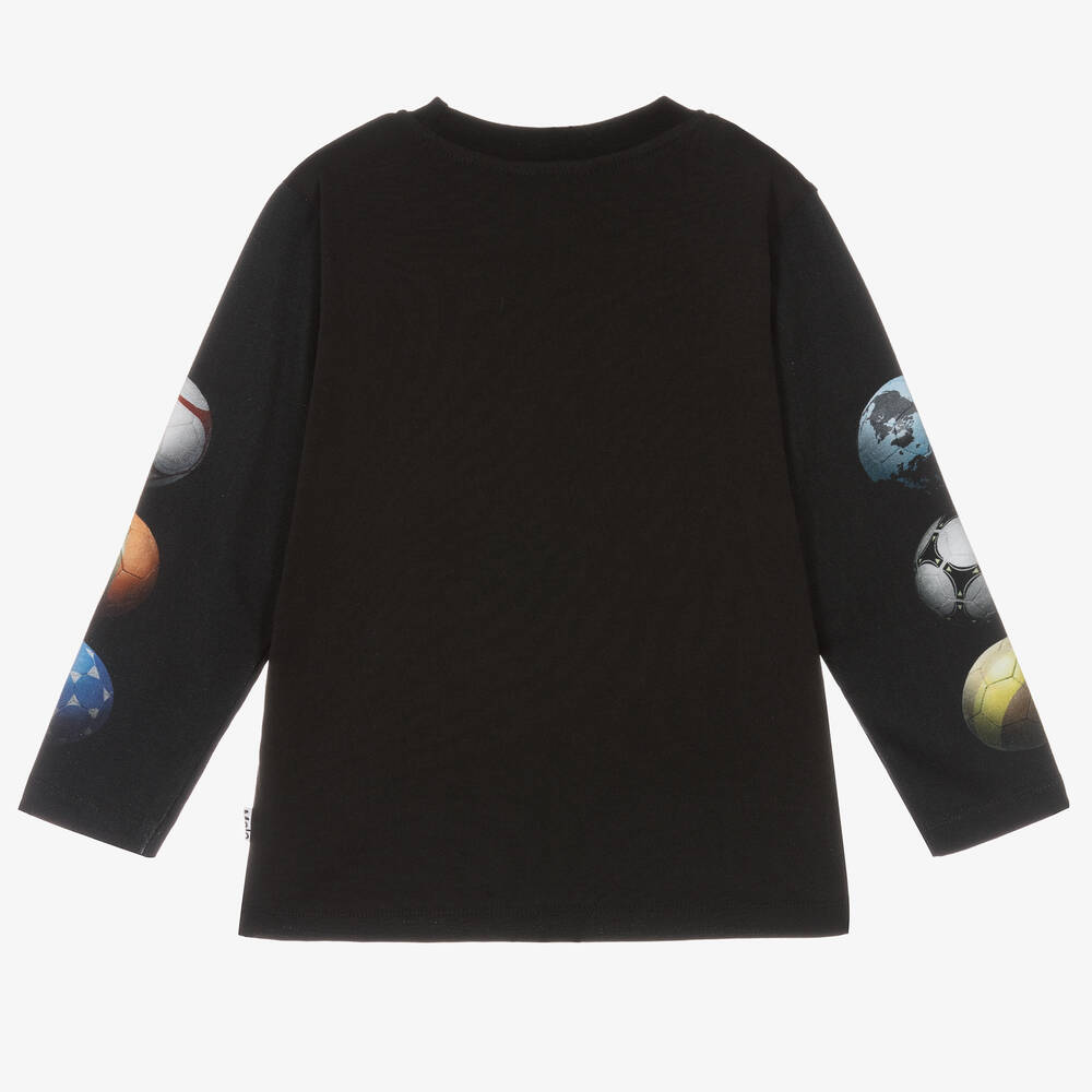 Molo-Boys Cotton Football Top  | Childrensalon Outlet