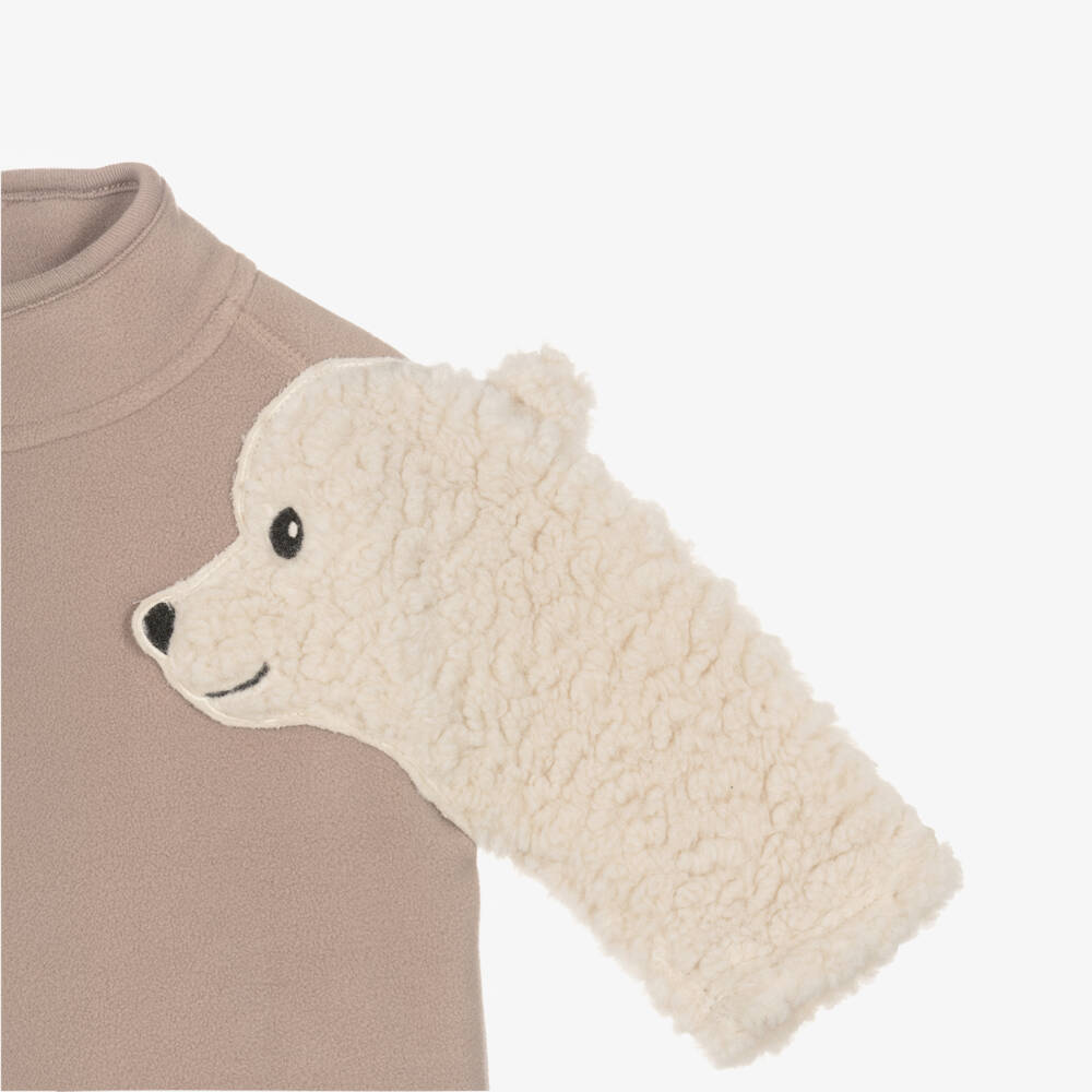 Molo-Boys Cozy Mocha Bear Suit | Childrensalon Outlet