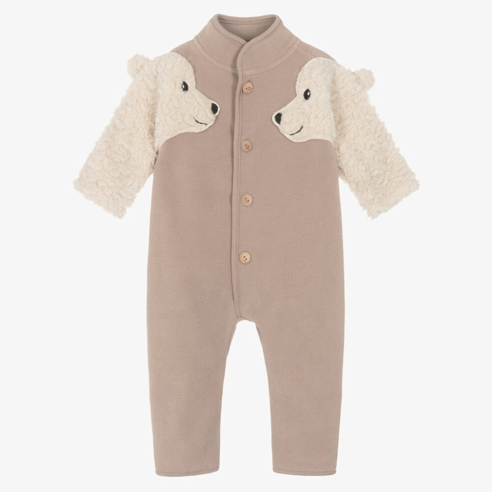 Molo-Уютный костюм медведя цвета мокко для мальчиков | Childrensalon Outlet