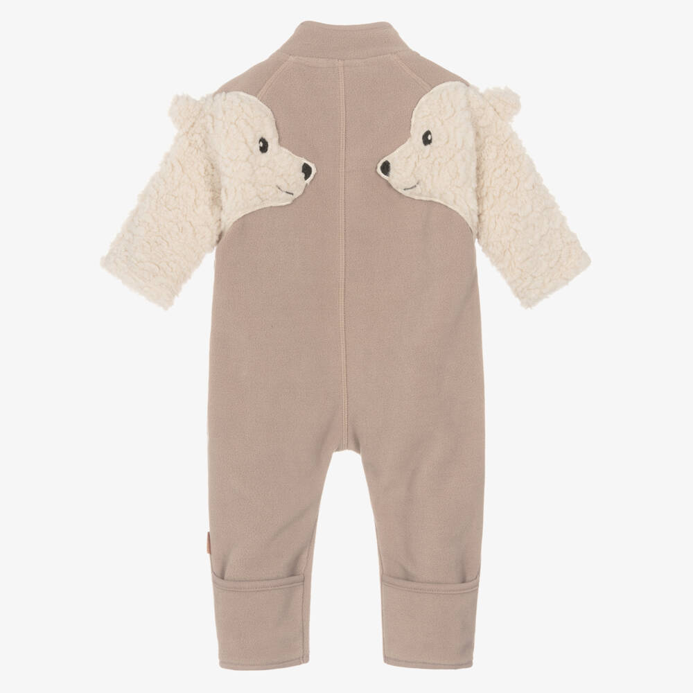 Molo-Boys Cozy Mocha Bear Suit | Childrensalon Outlet