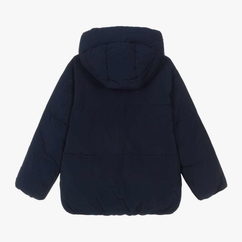 Molo-Boys Dark Blue Quilted Jacket | Childrensalon Outlet