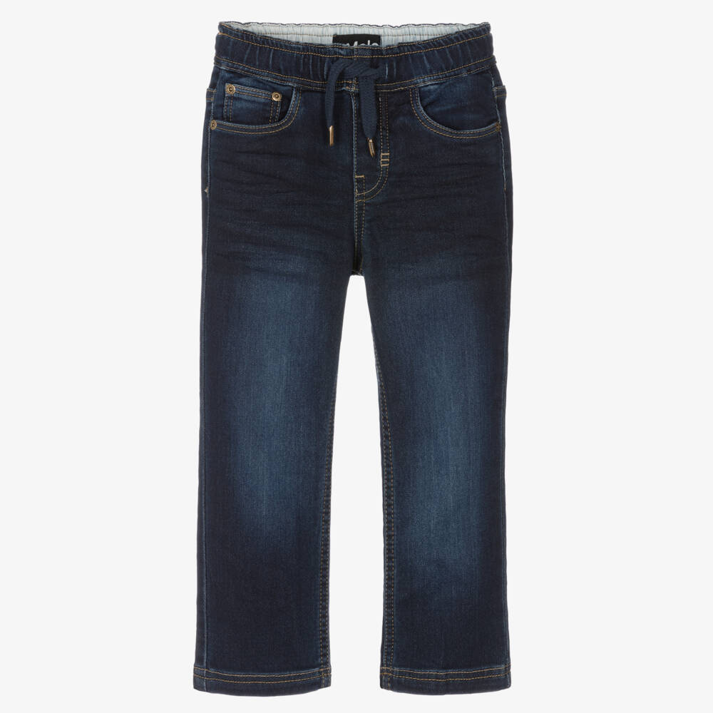 Molo-Boys Dark Blue Straight Jeans | Childrensalon Outlet