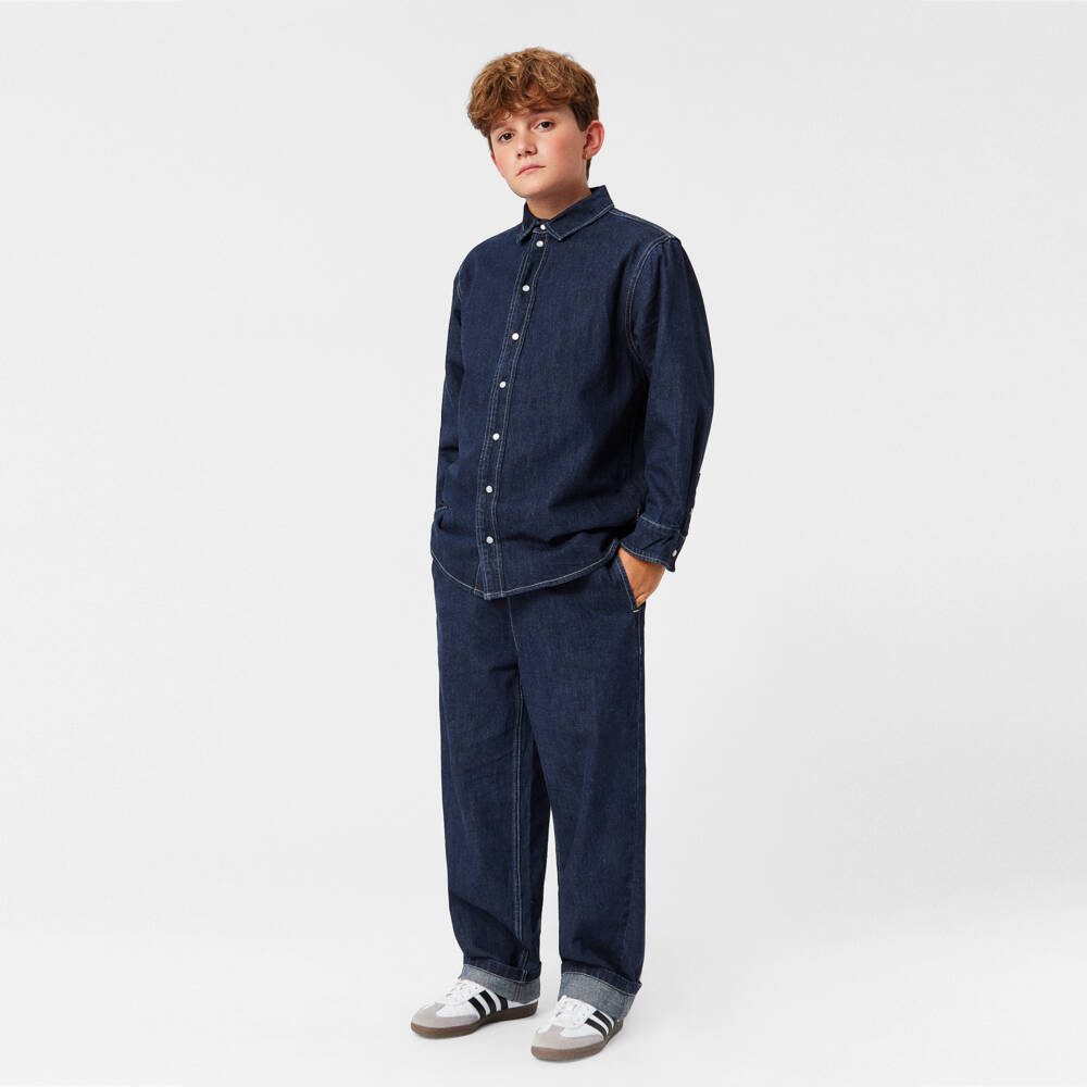 Molo-Boys Denim Blue Shirt | Childrensalon Outlet
