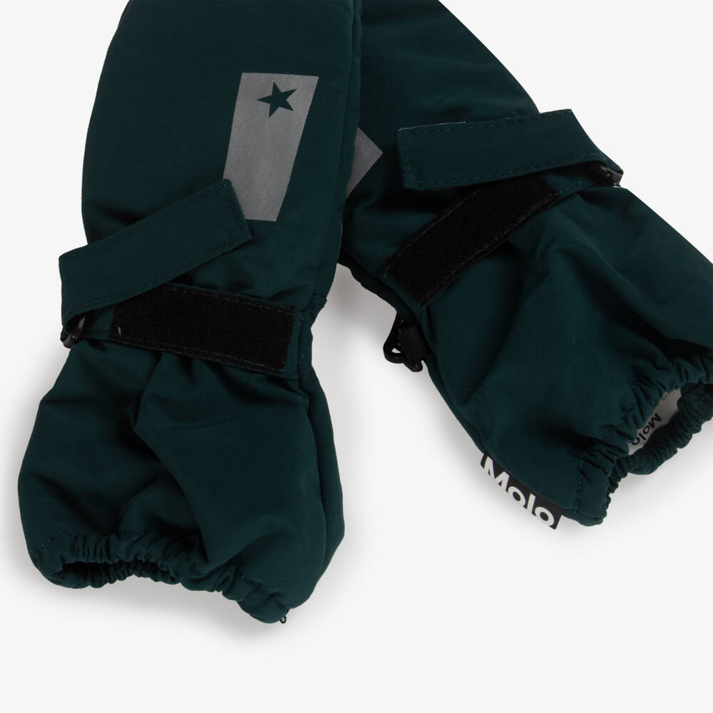 Molo-Зимние утепленные перчатки для мальчиков зелёные | Childrensalon Outlet