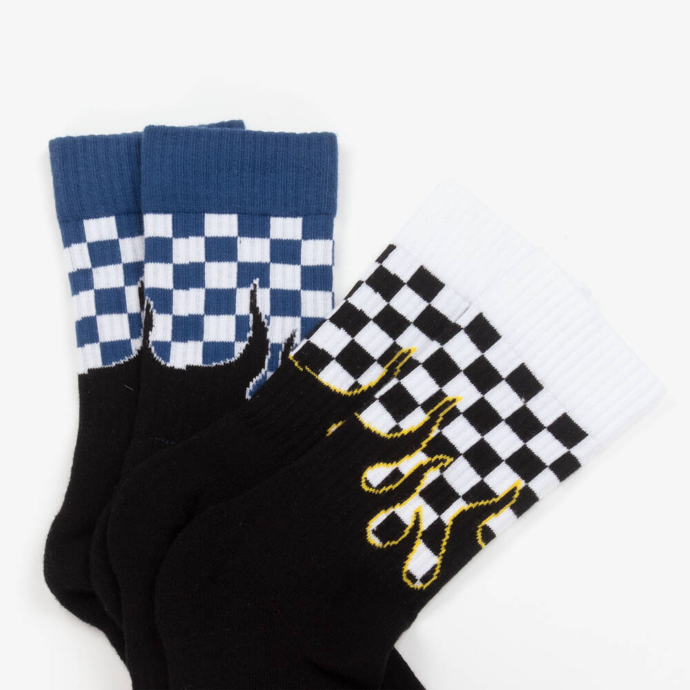 Molo-Boys Flame Design Cotton Socks Set | Childrensalon Outlet