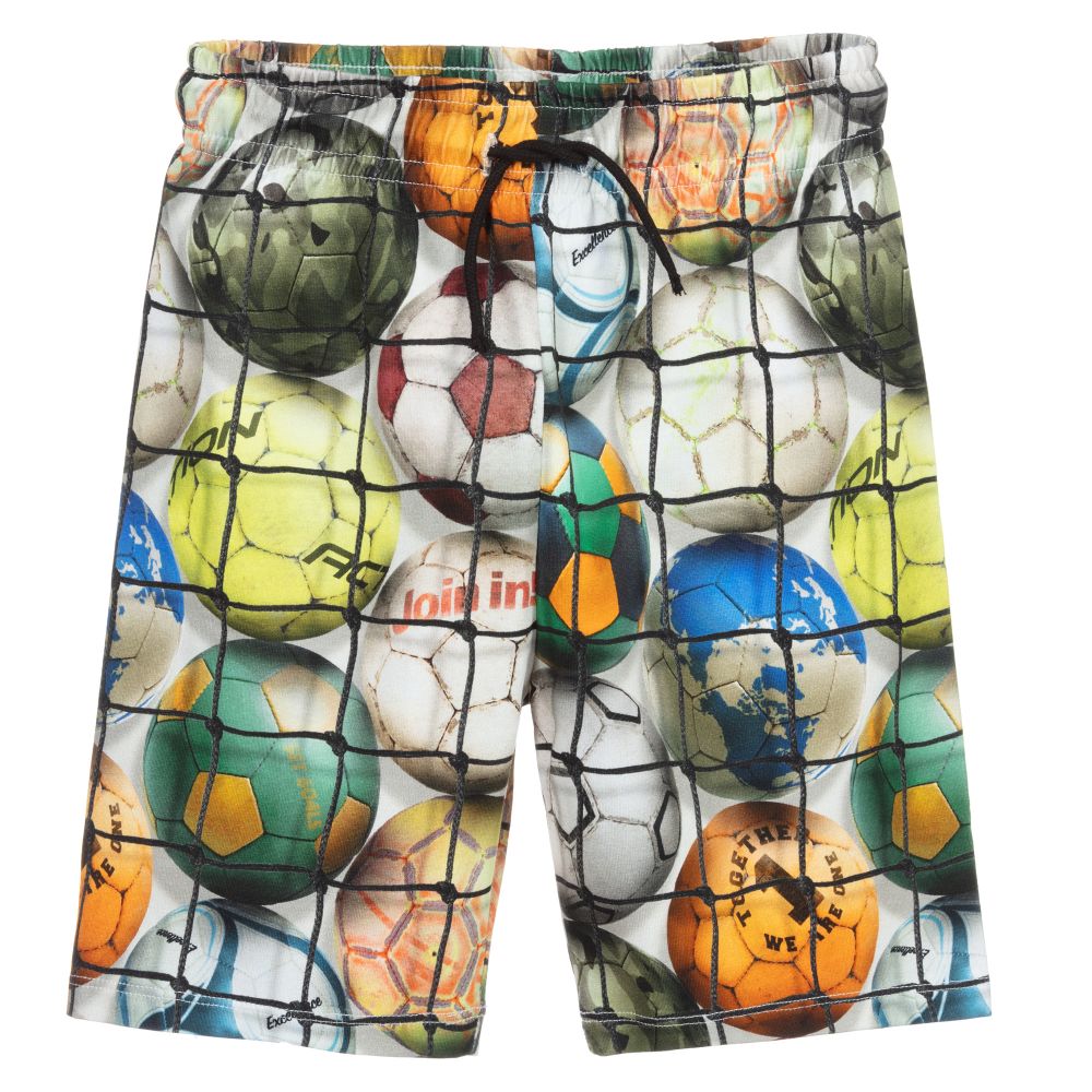 Molo - Boys Football Print Shorts | Childrensalon