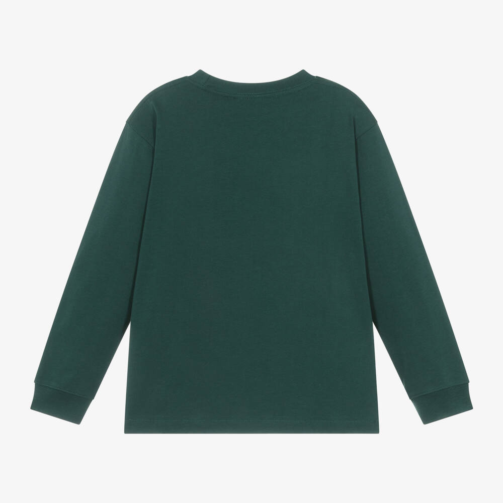 Molo-Boys Forest Green Astronaut Tee | Childrensalon Outlet