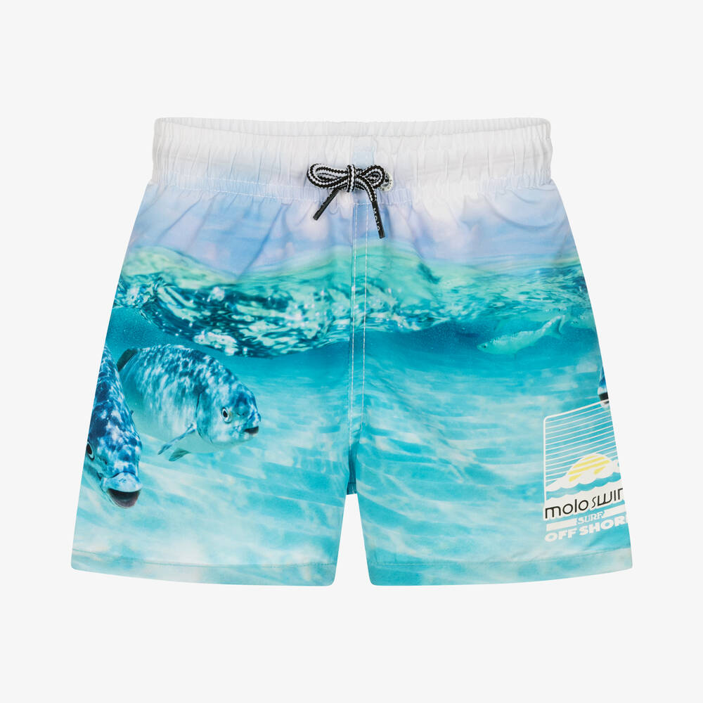 Molo - Плавки-шорты с рыбами (UPF50+) | Childrensalon