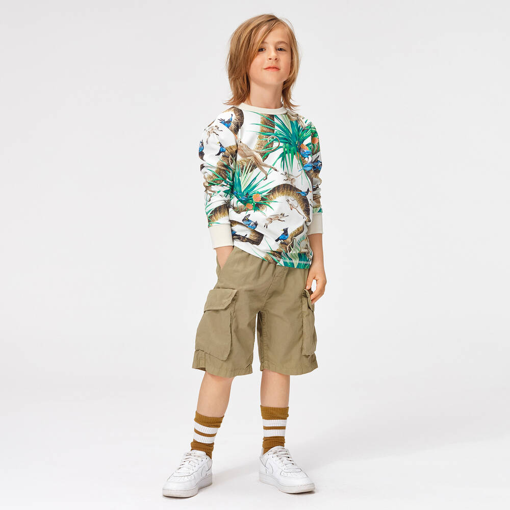 Molo-Зеленые шорты карго для мальчиков | Childrensalon Outlet