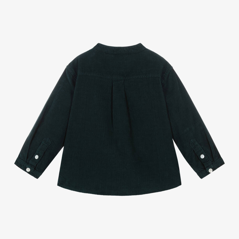 Molo-Boys Green Corduroy Cotton Top | Childrensalon Outlet