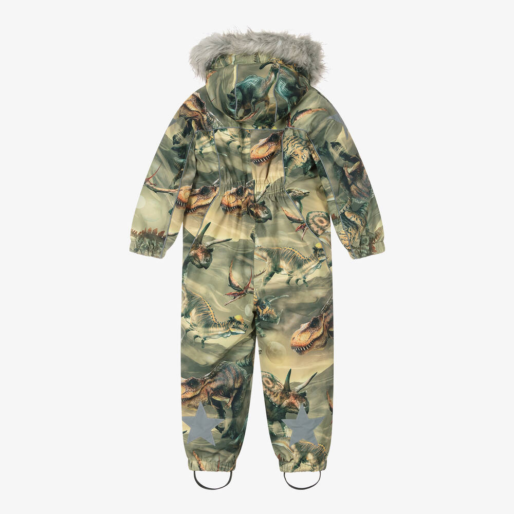 مولو-أوفرول شتوي مقاوم للماء لون أخضر كاكي للأولاد | Childrensalon Outlet