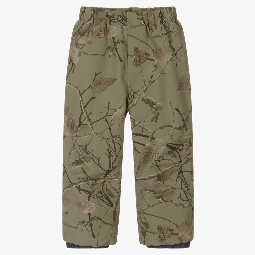 Molo - Grüne Forest Leaves Skihose | Childrensalon