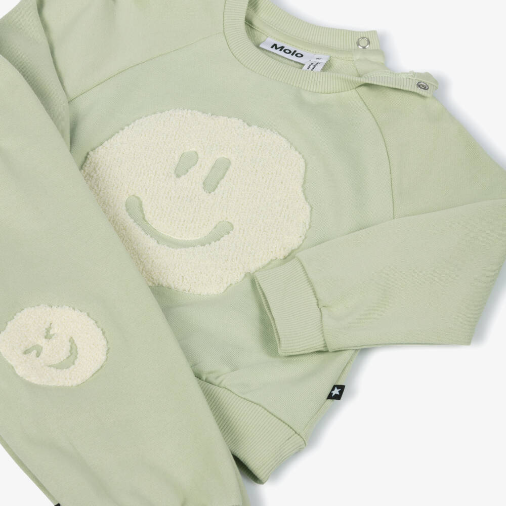 Molo-بدلة رياضية خضراء مبهجة للأولاد | Childrensalon Outlet