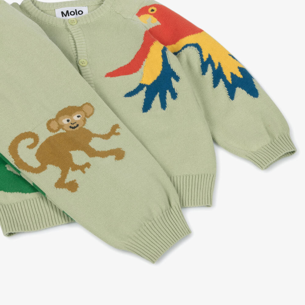 Molo-Зеленый трикотажный комплект Джунгли для мальчиков | Childrensalon Outlet