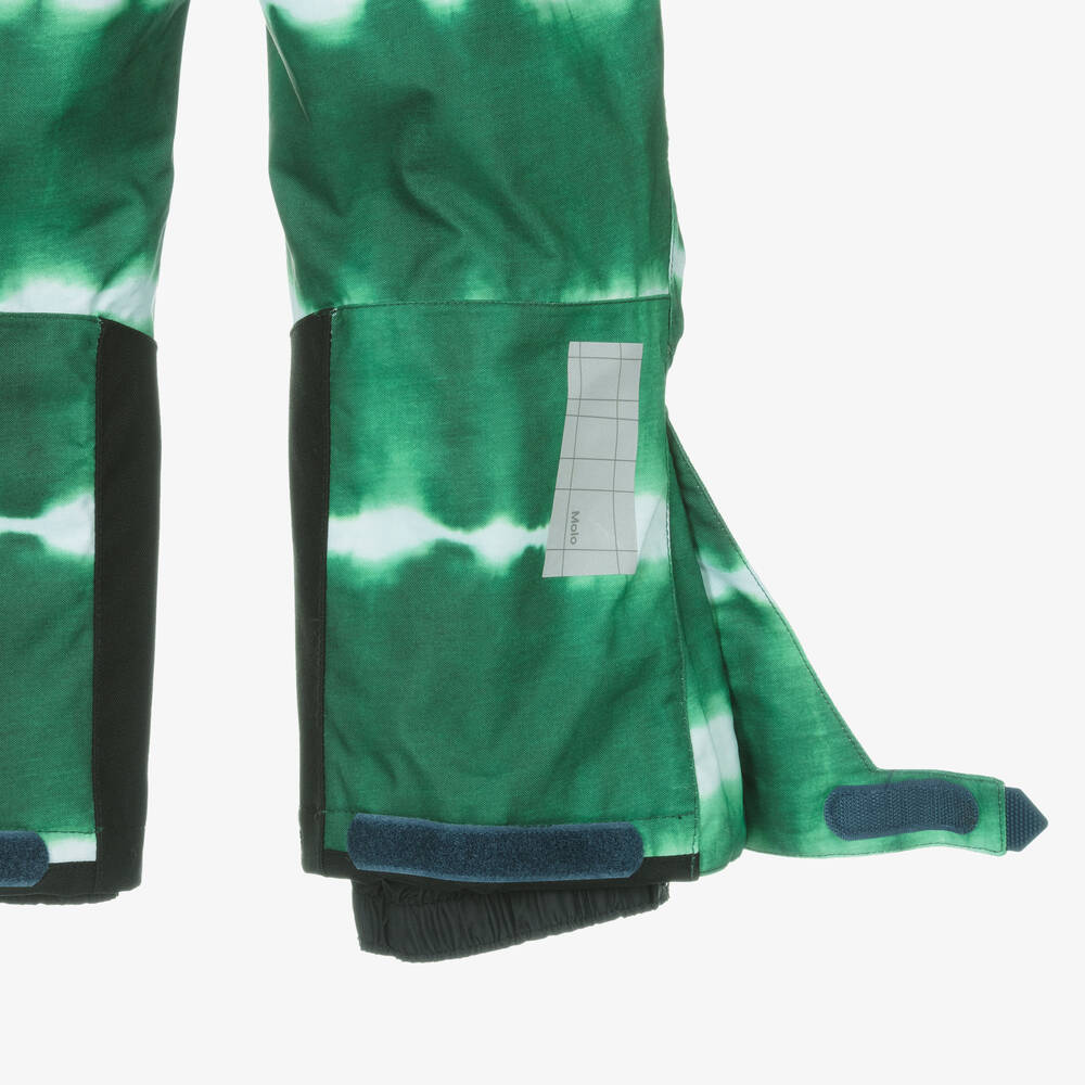 مولو-بنطلون تزلج مقلّم لون أخضر للأولاد | Childrensalon Outlet