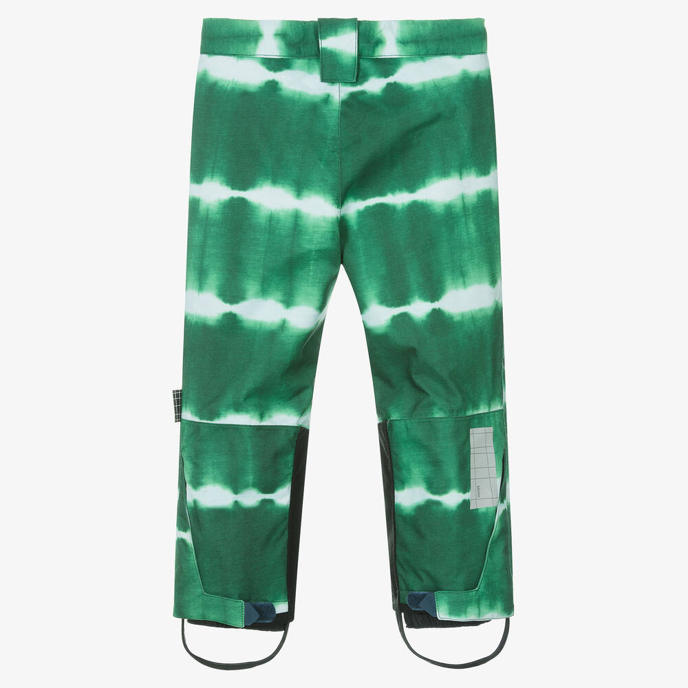 مولو-بنطلون تزلج مقلّم لون أخضر للأولاد | Childrensalon Outlet