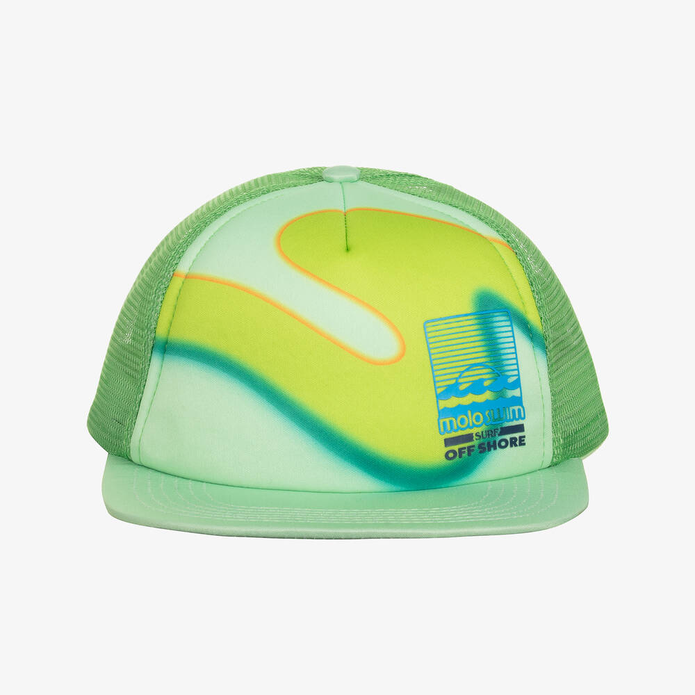 Molo-Зеленая бейсболка с волнами для мальчиков | Childrensalon Outlet