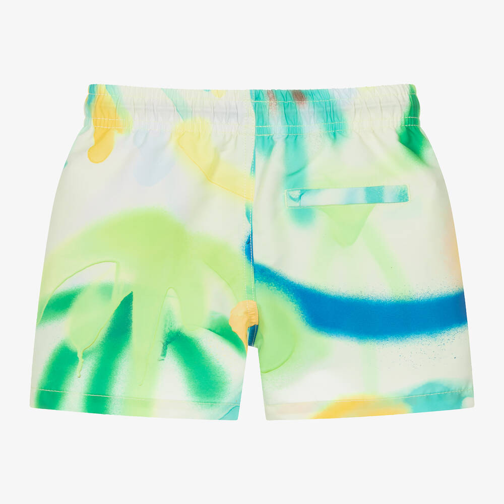 Molo-Boys Green Swim Shorts (UPF50+) | Childrensalon Outlet