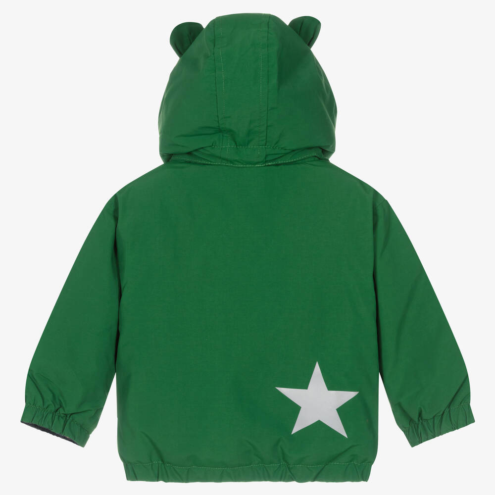 Boys green waterproof jacket new arrivals