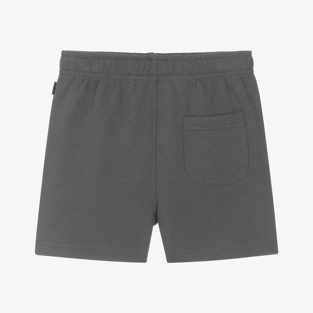 Molo-Boys Grey Cotton Jersey Shorts | Childrensalon Outlet
