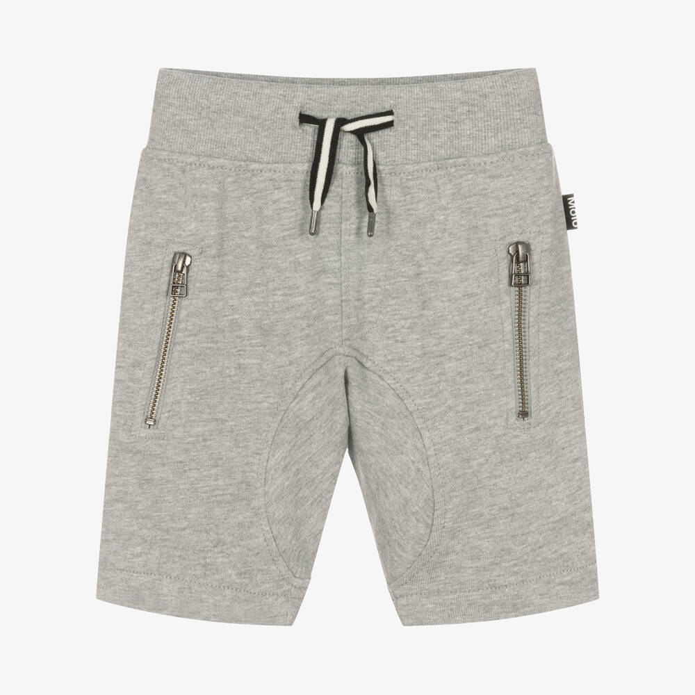 Molo - Graue Baumwollshorts für Jungen | Childrensalon