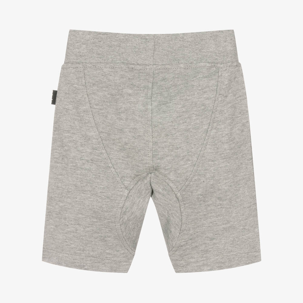 Molo-Boys Grey Cotton Shorts | Childrensalon Outlet