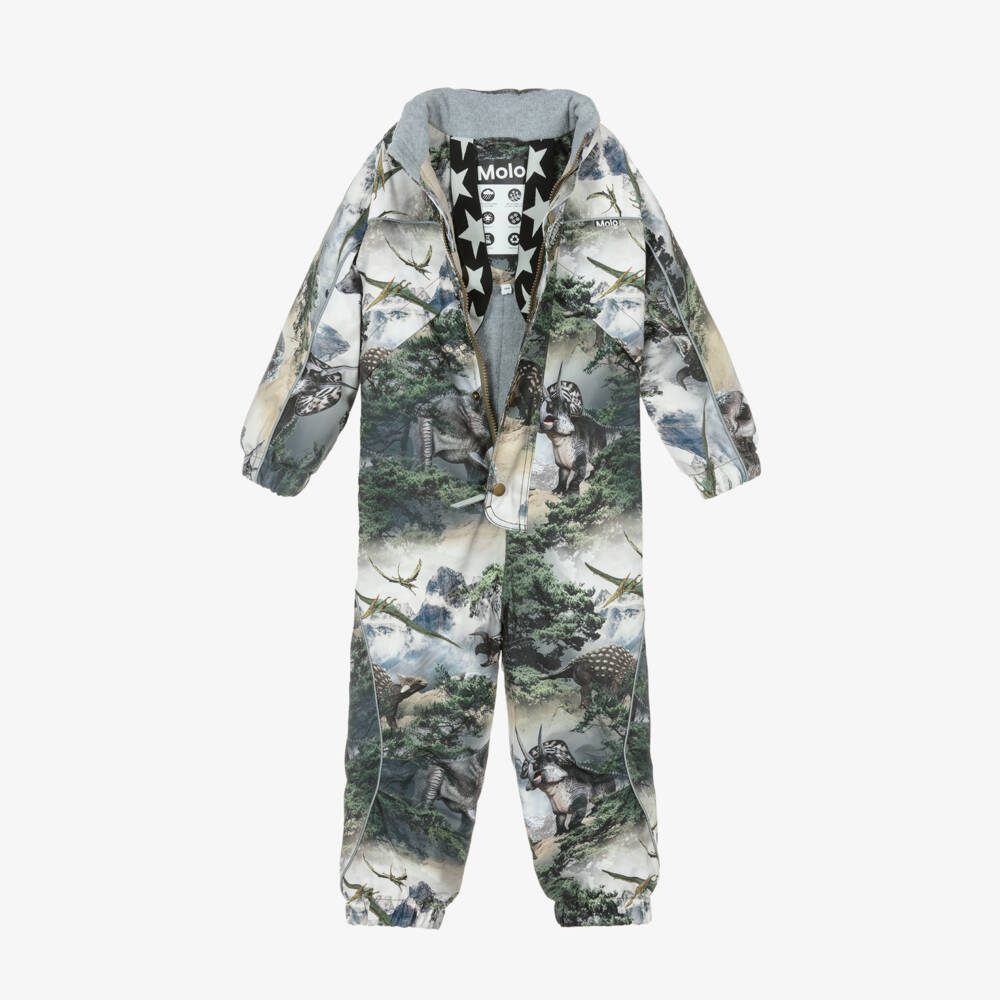 Molo-Комбинезон для мальчиков с динозаврами зелёный | Childrensalon Outlet