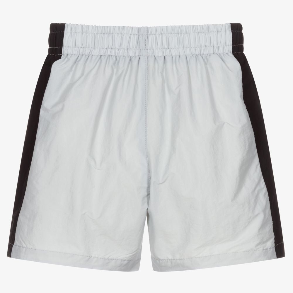 Molo Boys Grey Nylon Shorts Childrensalon Outlet