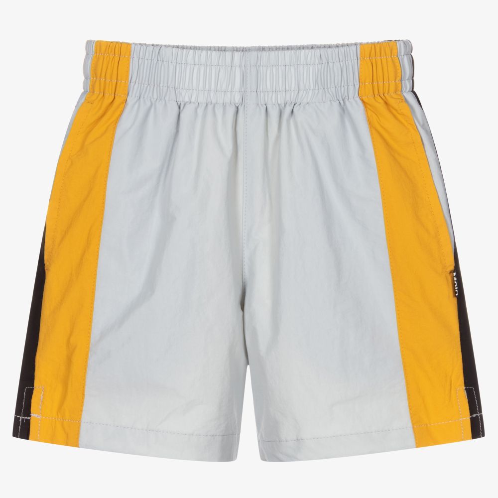 Molo-Boys Grey Nylon Shorts | Childrensalon Outlet