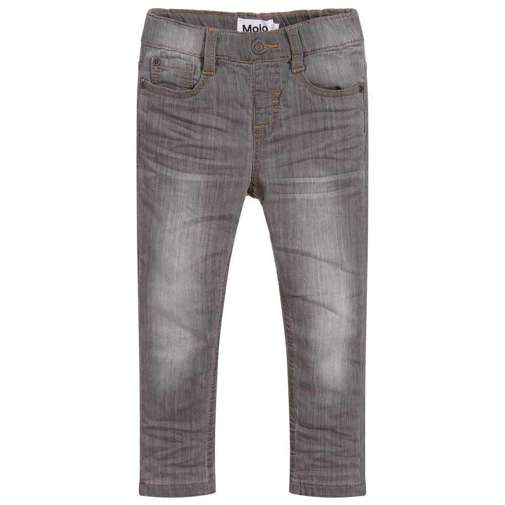 Molo - Boys Grey Regular Fit Jeans | Childrensalon