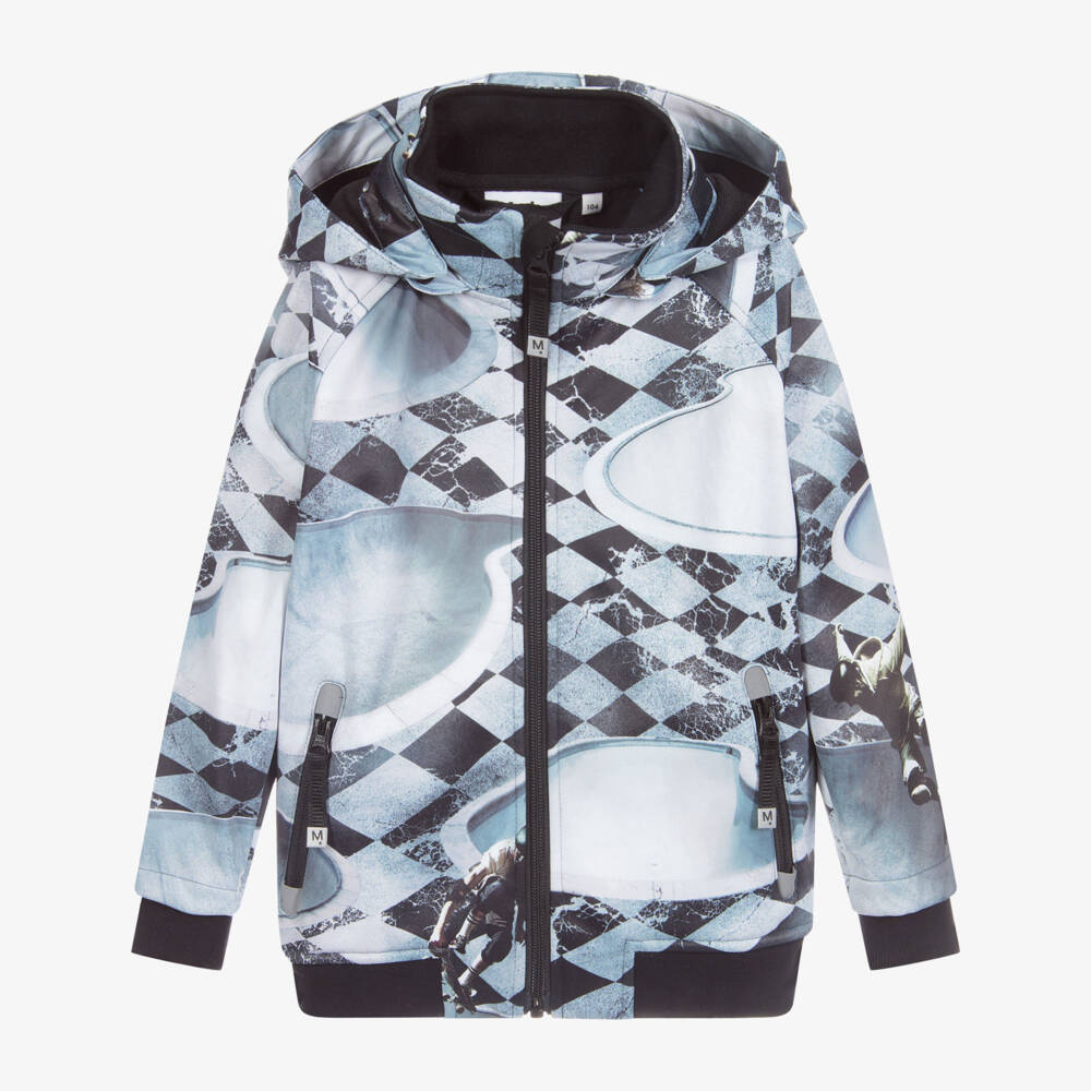 Molo-Boys Grey Soft Shell Jacket | Childrensalon Outlet