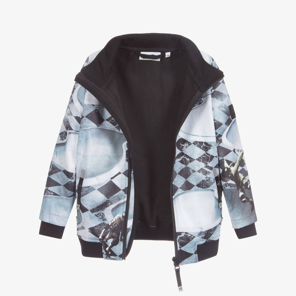 Molo-Boys Grey Soft Shell Jacket | Childrensalon Outlet
