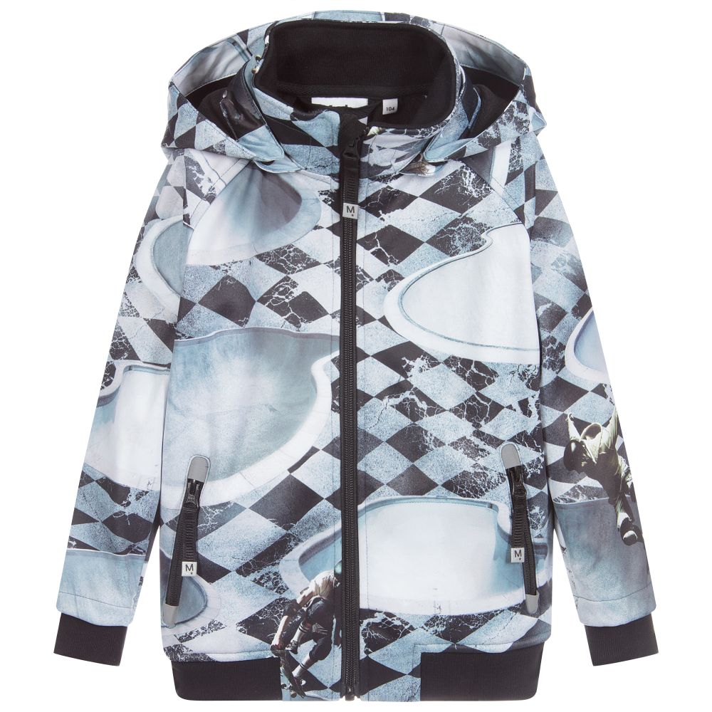 Molo-Boys Grey Soft Shell Jacket | Childrensalon Outlet