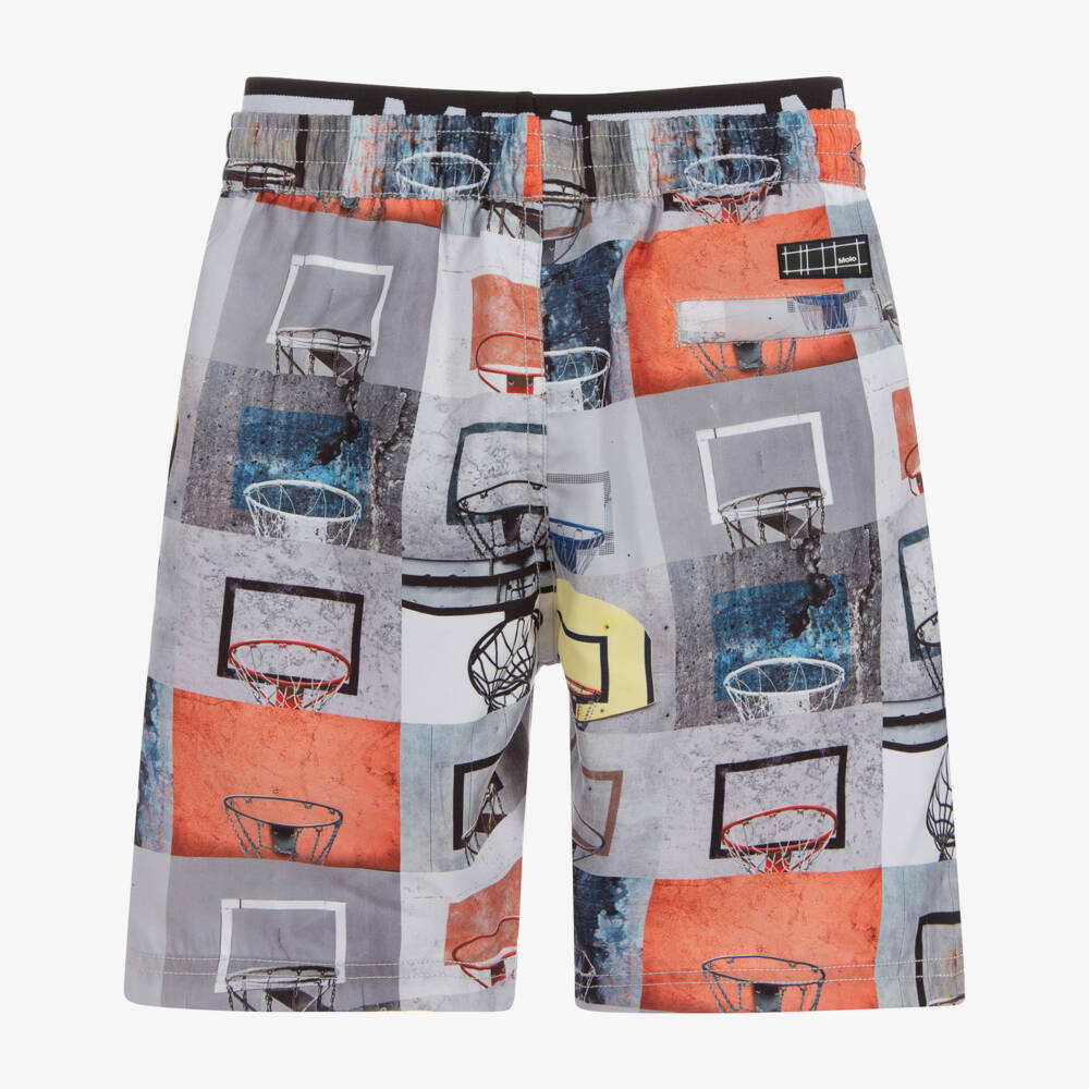 Molo-Boys Grey Swim Shorts (UPF40+) | Childrensalon Outlet