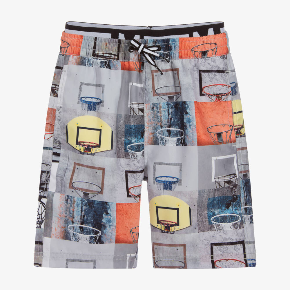 Molo-Boys Grey Swim Shorts (UPF40+) | Childrensalon Outlet