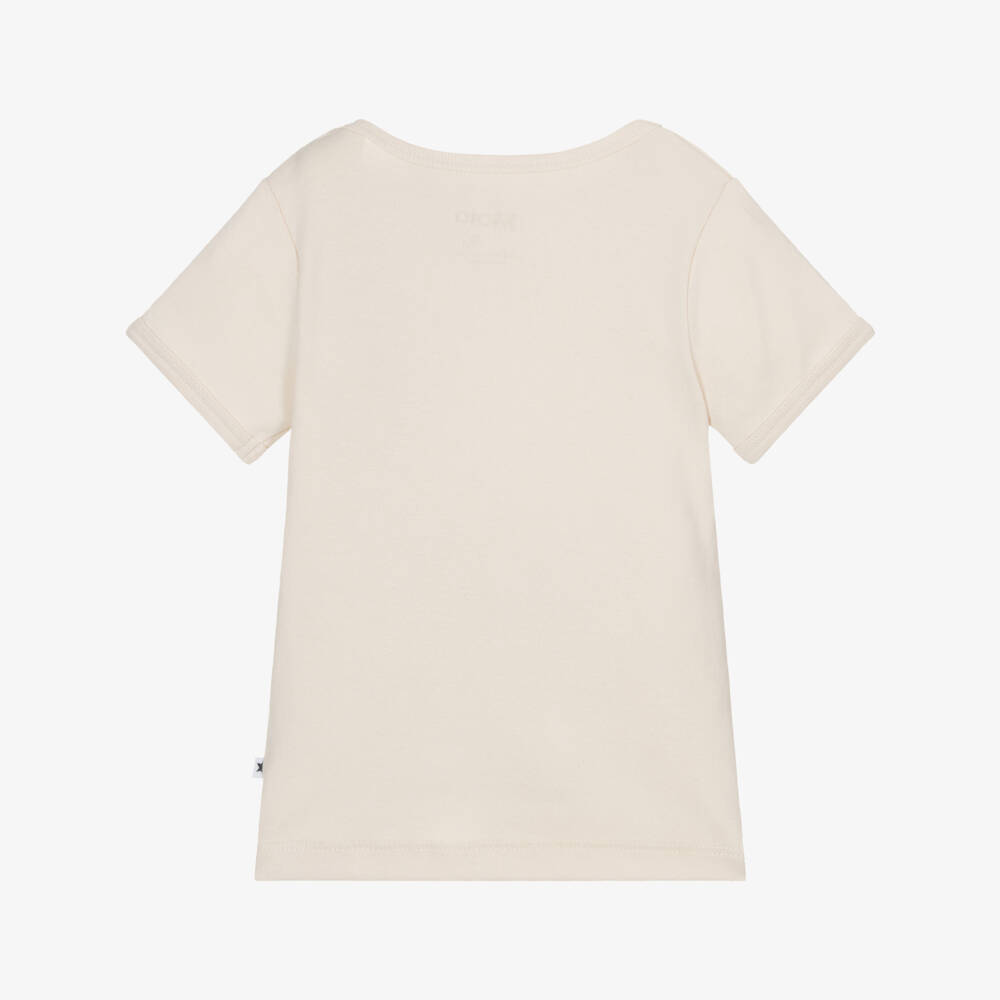 Molo-تيشيرت عاجي للأولاد بطبعة موزة مبتسمة | Childrensalon Outlet