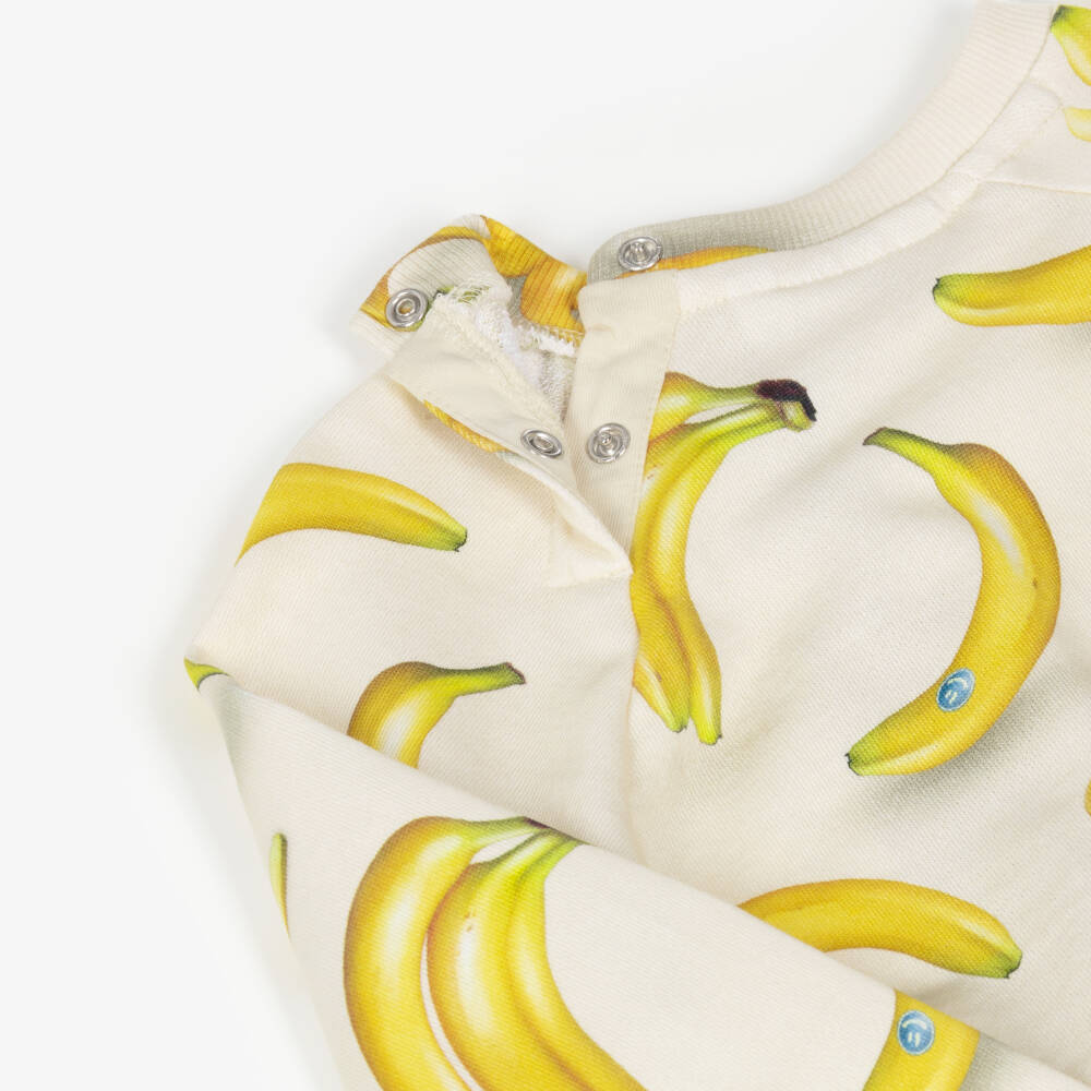 Molo-Boys Ivory Banana Jersey Set | Childrensalon Outlet