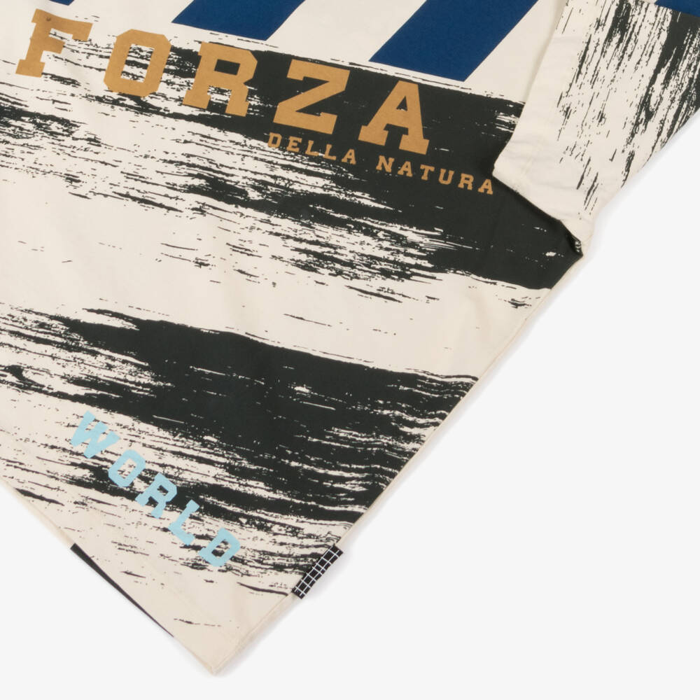 Molo-Boys Ivory Cotton Team Spirit Tee | Childrensalon Outlet