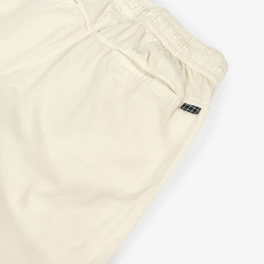 Molo-Boys Ivory Cotton Twill Trousers | Childrensalon Outlet