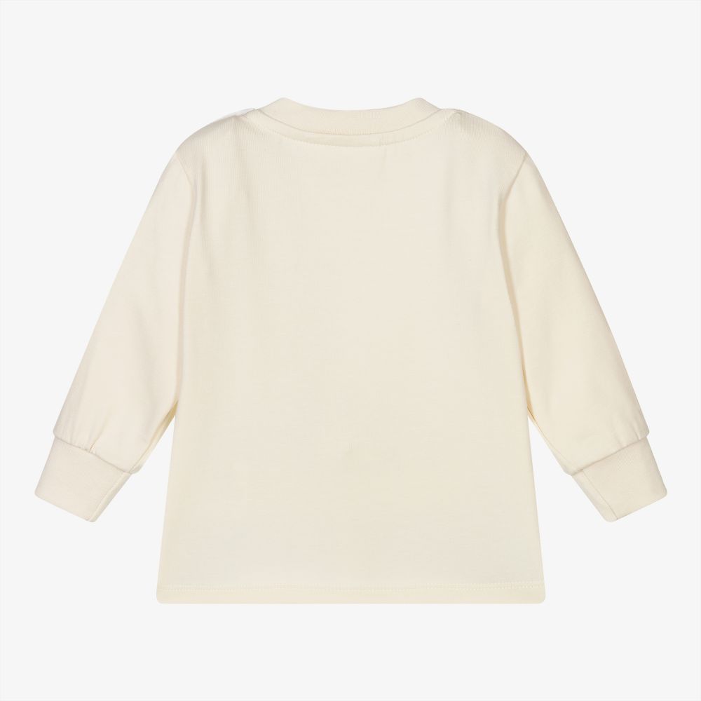 Molo-Кремовый топ со слоном для мальчиков | Childrensalon Outlet