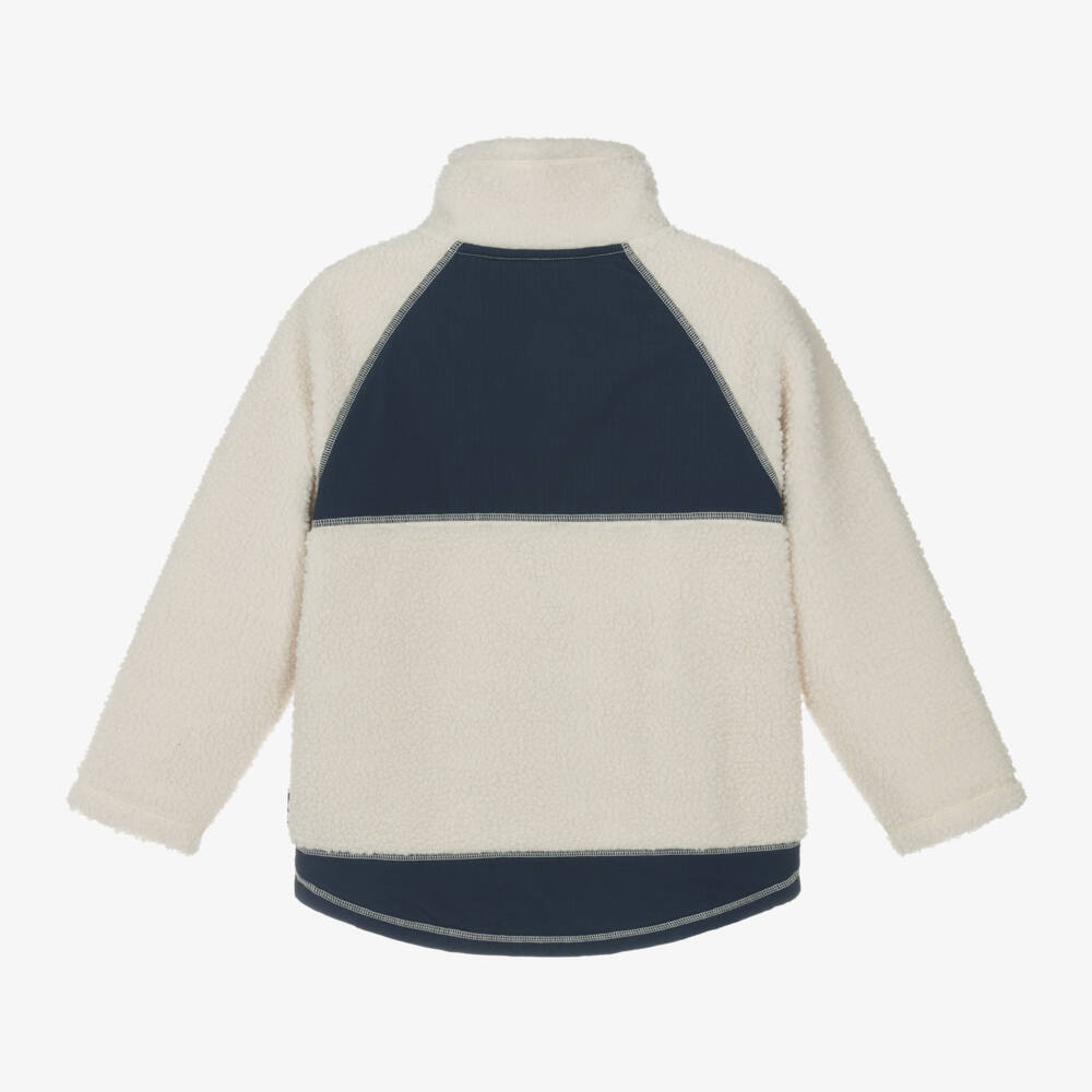 Molo-Кремовая флисовая куртка на молнии для мальчиков | Childrensalon Outlet