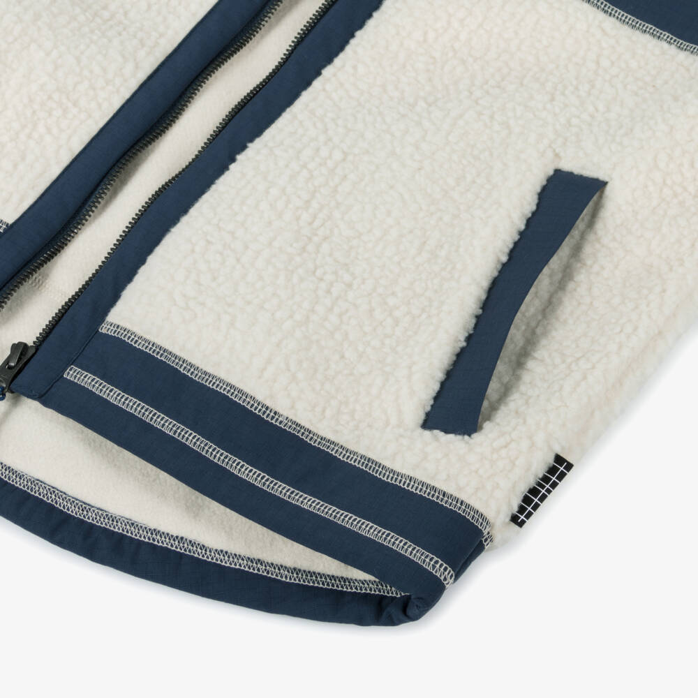 Molo-Кремовая флисовая куртка на молнии для мальчиков | Childrensalon Outlet