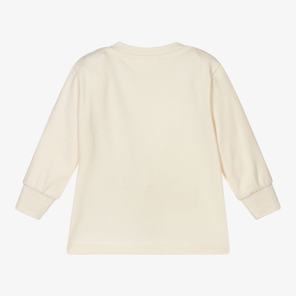 Molo-Кремовый топ с обезьянами для мальчиков | Childrensalon Outlet