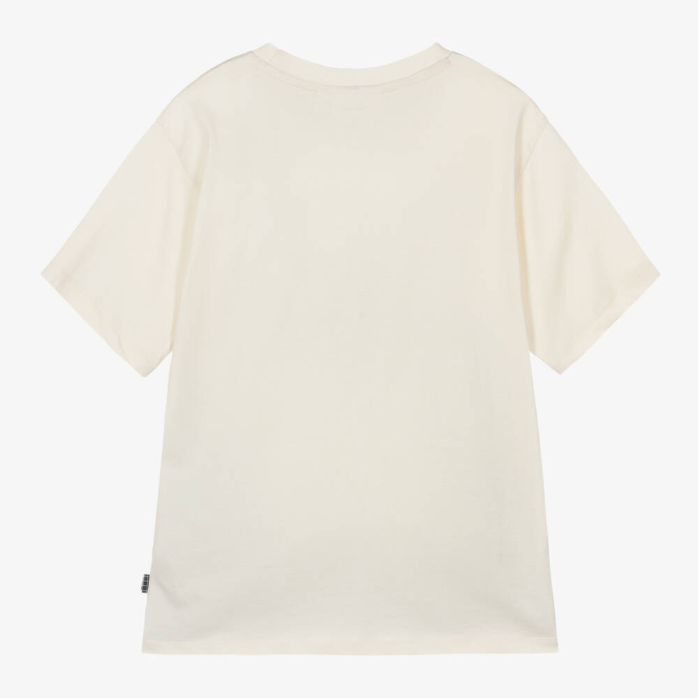 Molo-Футболка кремовая с принтом НЛО для мальчиков | Childrensalon Outlet