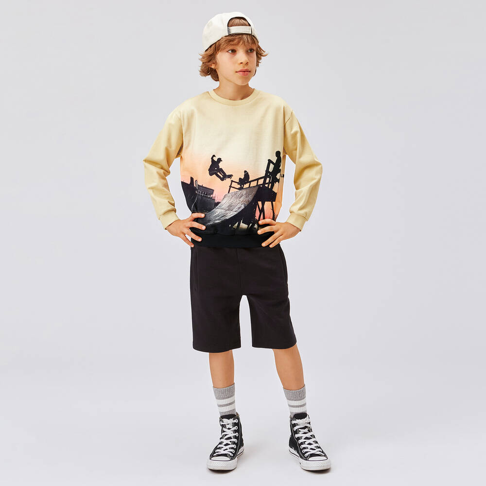 Molo-Свитшот цвета хаки из хлопка для мальчиков | Childrensalon Outlet