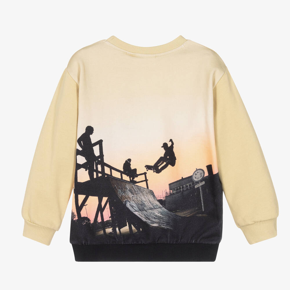 Molo-Свитшот цвета хаки из хлопка для мальчиков | Childrensalon Outlet