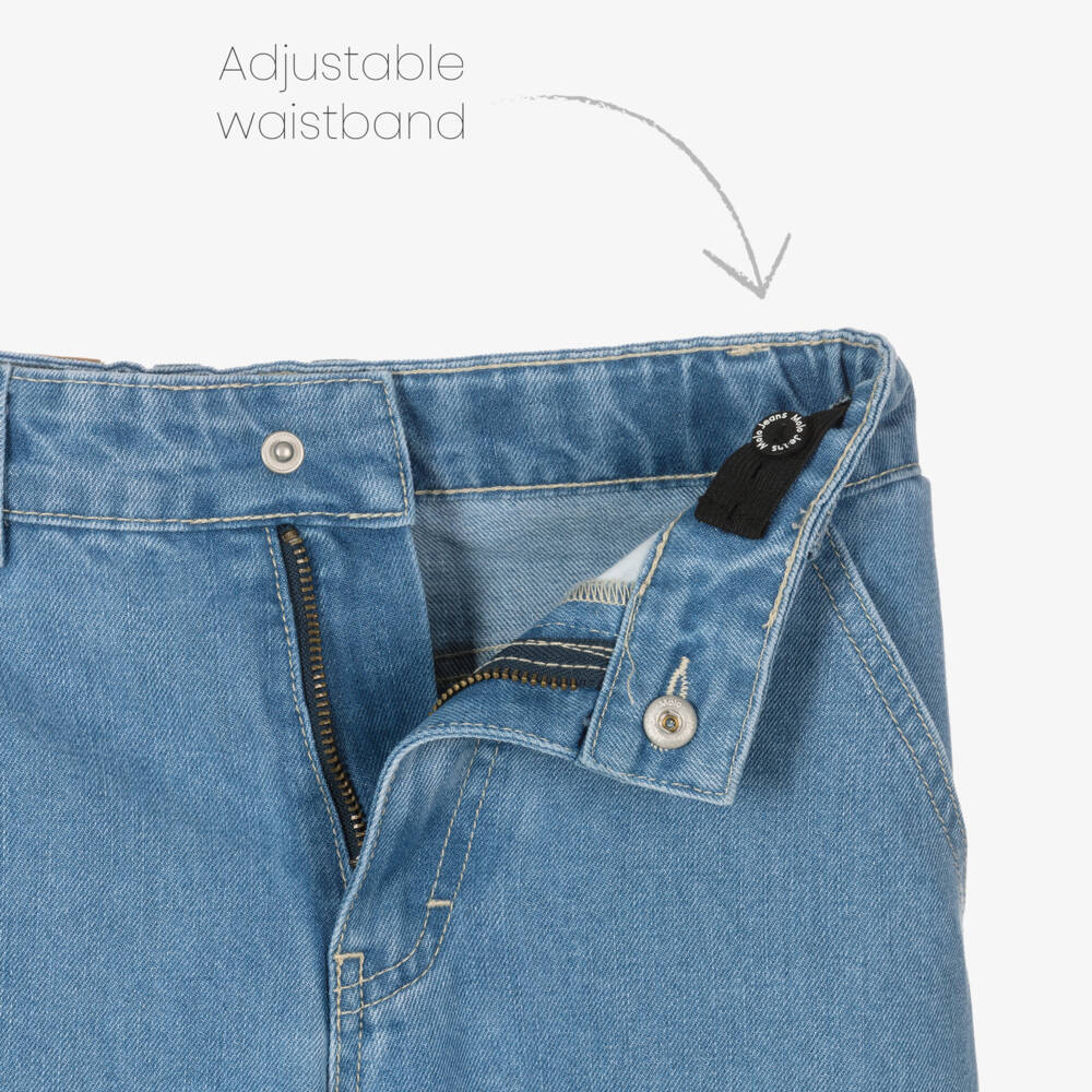 Molo-Boys Light Blue Easy Fit Jeans | Childrensalon Outlet