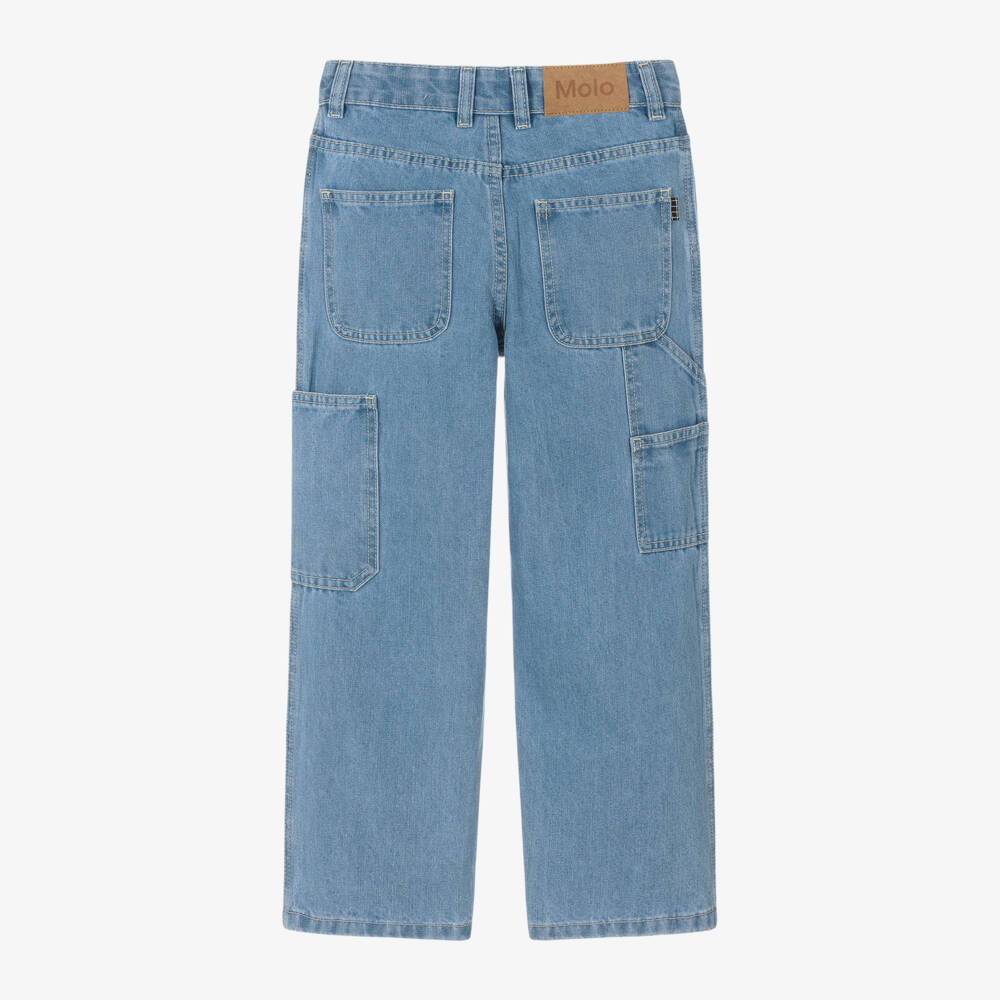 Molo-Boys Light Blue Easy Fit Jeans | Childrensalon Outlet