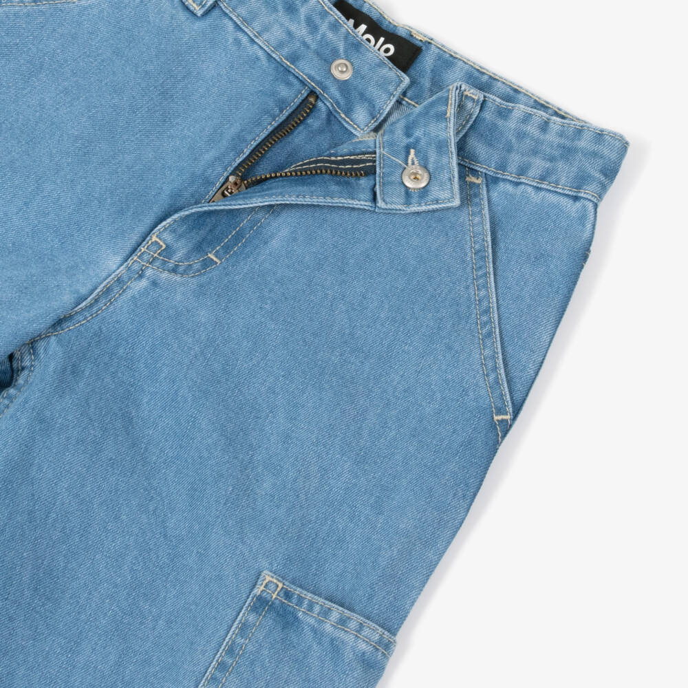 Molo-Boys Light Blue Easy Fit Jeans | Childrensalon Outlet
