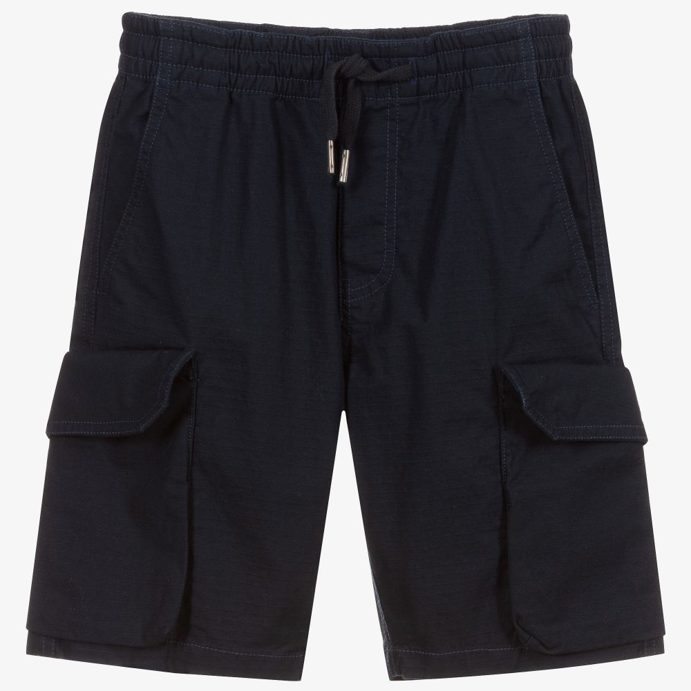 Molo - Short cargo bleu marine Garçon | Childrensalon